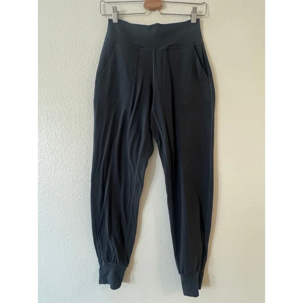 Lululemon Align Jogger‎ Nulu High Rise Pockets Size 6 Gray Exc